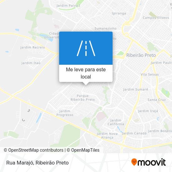 Rua Marajó mapa
