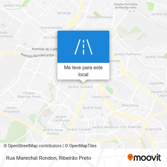 Rua Marechal Rondon mapa