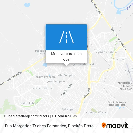 Rua Margarida Triches Fernandes mapa