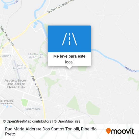Rua Maria Alderete Dos Santos Toniolli mapa