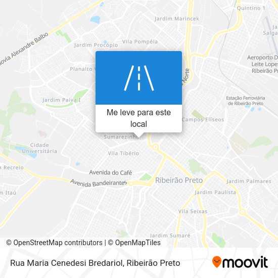 Rua Maria Cenedesi Bredariol mapa