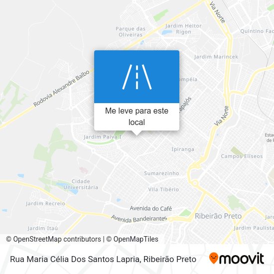 Rua Maria Célia Dos Santos Lapria mapa