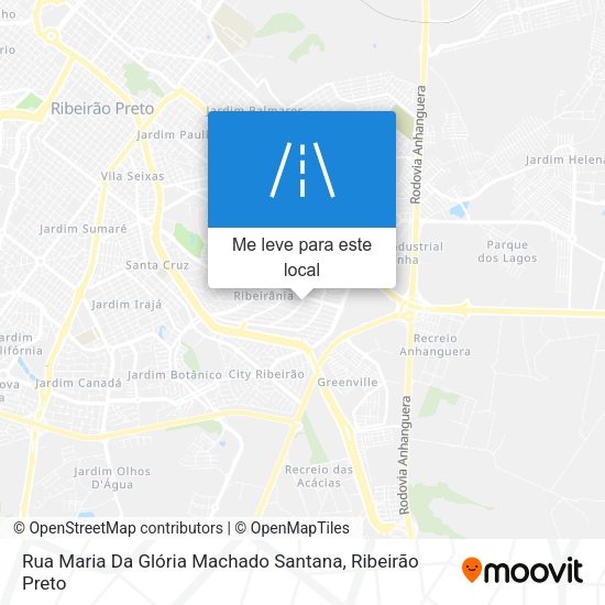Rua Maria Da Glória Machado Santana mapa