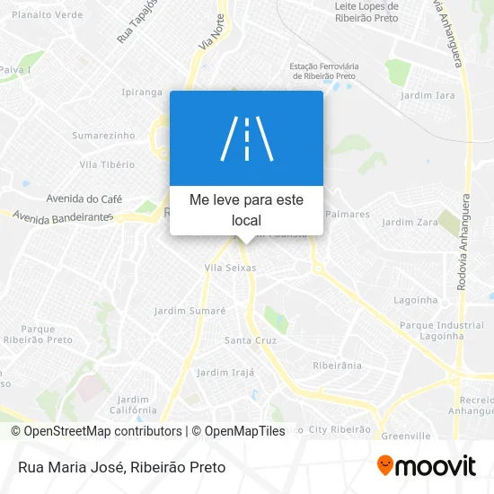 Rua Maria José mapa