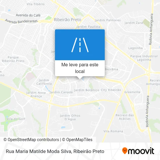 Rua Maria Matilde Moda Silva mapa