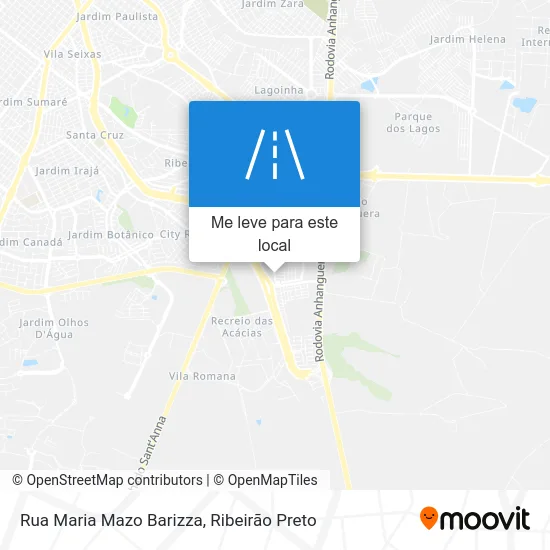 Rua Maria Mazo Barizza mapa