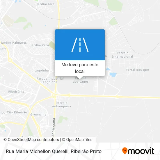Rua Maria Michellon Querelli mapa