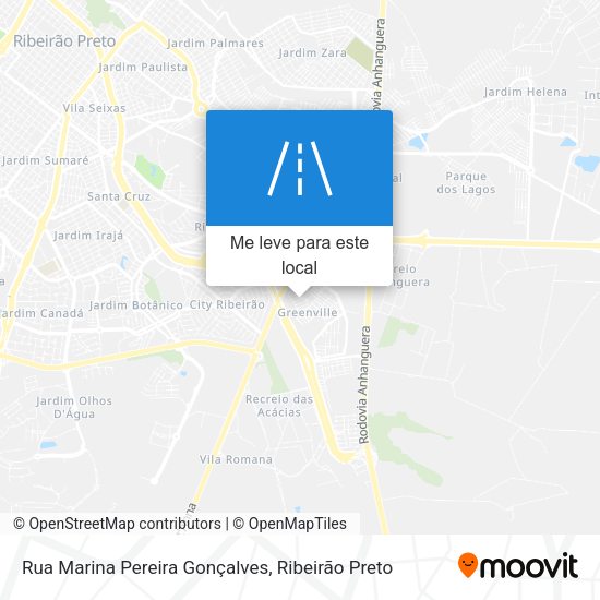 Rua Marina Pereira Gonçalves mapa