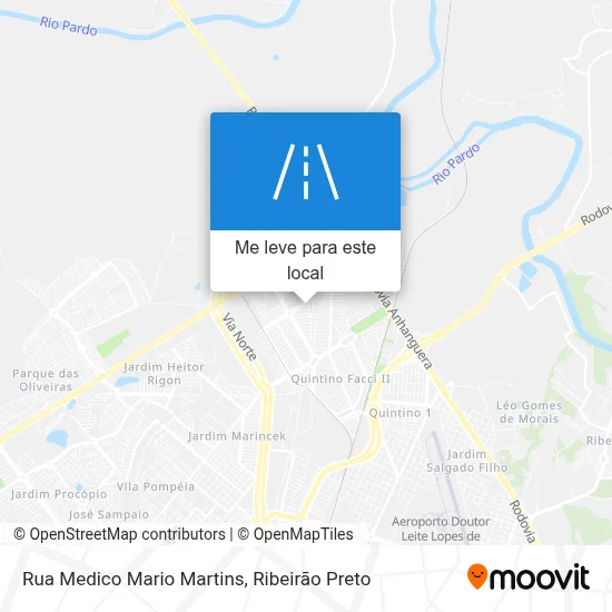 Rua Medico Mario Martins mapa