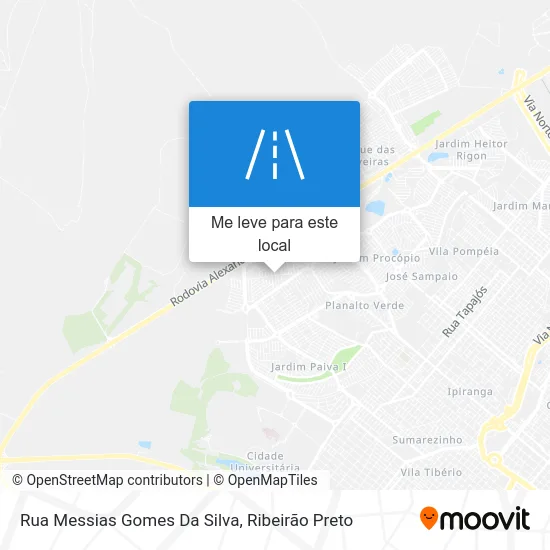 Rua Messias Gomes Da Silva mapa