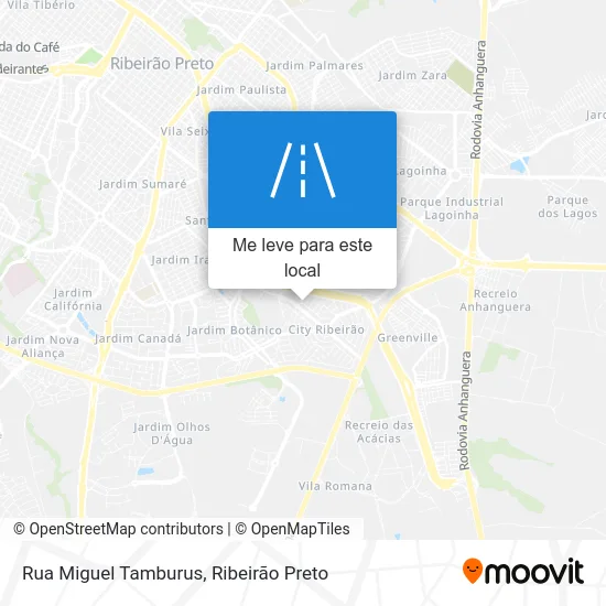 Rua Miguel Tamburus mapa