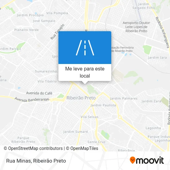 Rua Minas mapa