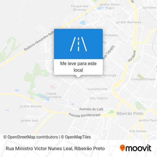 Rua Ministro Victor Nunes Leal mapa