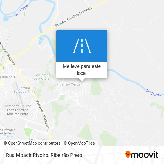 Rua Moacir Rivoiro mapa