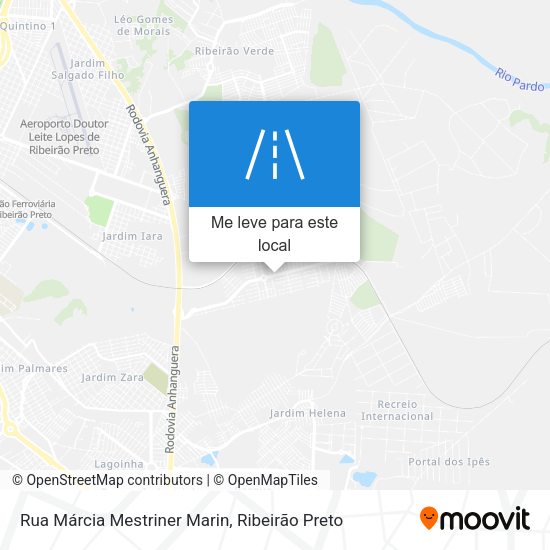Rua Márcia Mestriner Marin mapa
