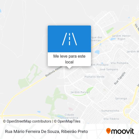 Rua Mário Ferreira De Souza mapa