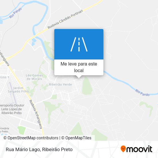 Rua Mário Lago mapa