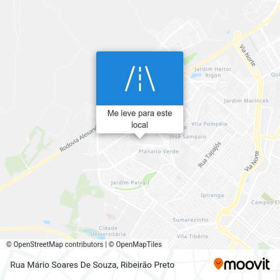 Rua Mário Soares De Souza mapa
