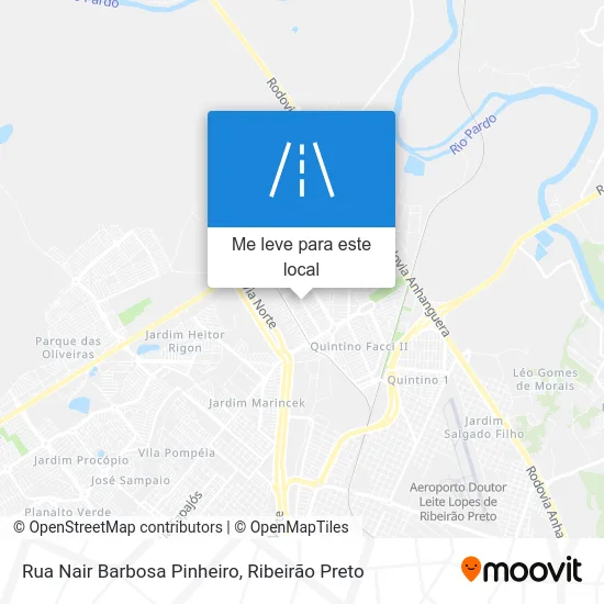 Rua Nair Barbosa Pinheiro mapa