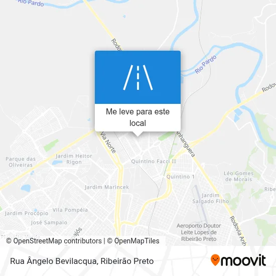 Rua Ângelo Bevilacqua mapa