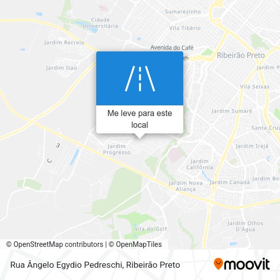 Rua Ângelo Egydio Pedreschi mapa