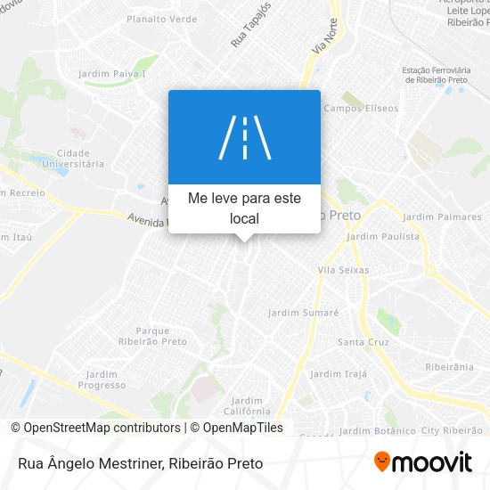 Rua Ângelo Mestriner mapa