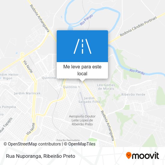 Rua Nuporanga mapa
