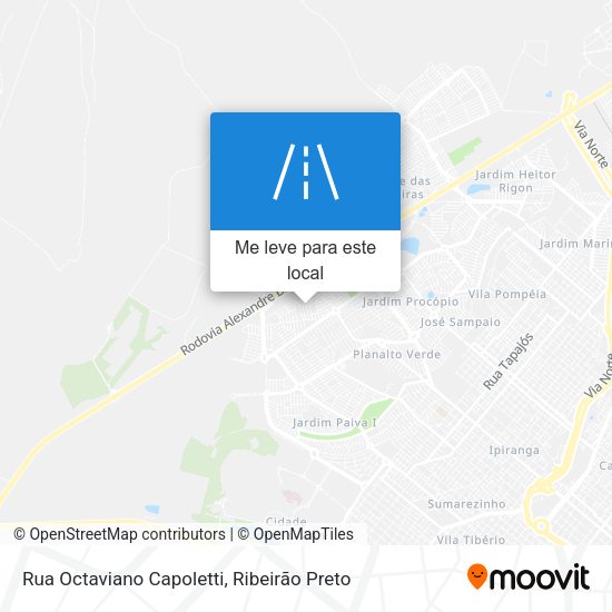 Rua Octaviano Capoletti mapa