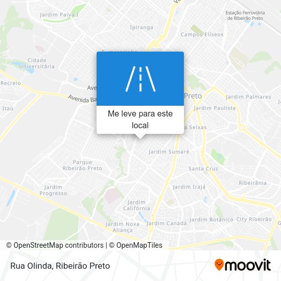 Rua Olinda mapa