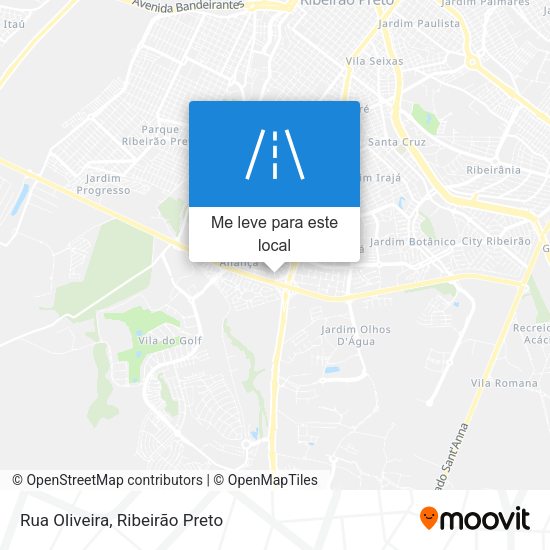 Rua Oliveira mapa