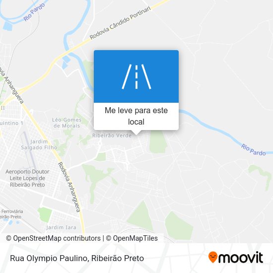 Rua Olympio Paulino mapa