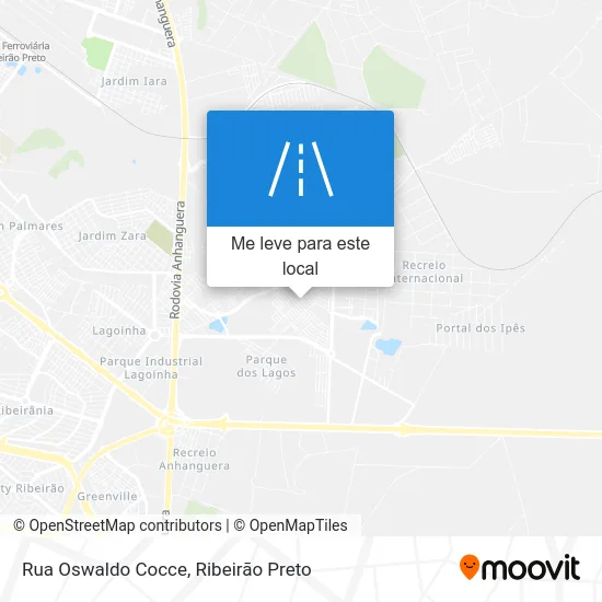 Rua Oswaldo Cocce mapa