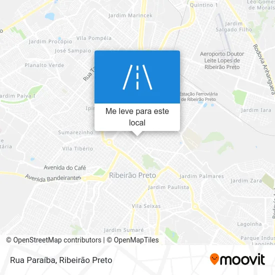 Rua Paraíba mapa