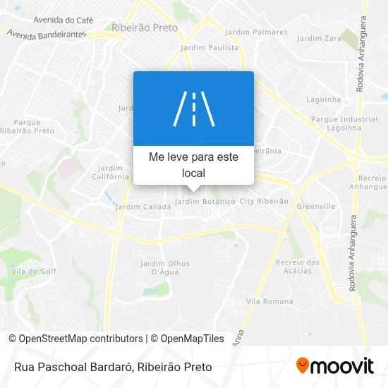 Rua Paschoal Bardaró mapa