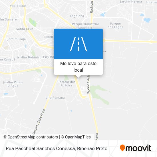 Rua Paschoal Sanches Conessa mapa