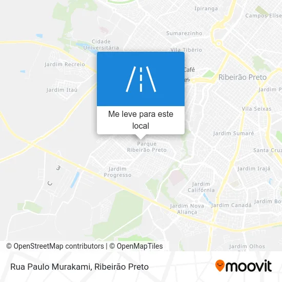 Rua Paulo Murakami mapa
