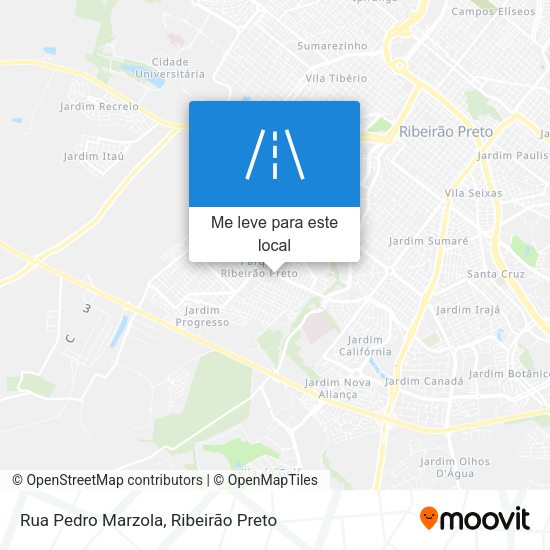 Rua Pedro Marzola mapa