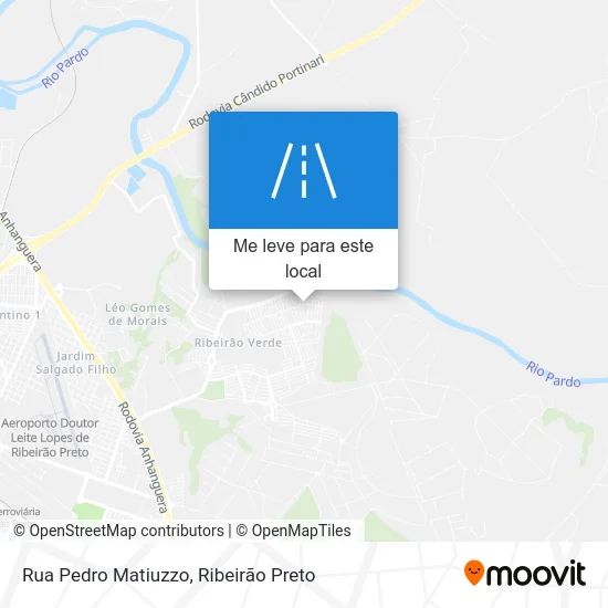 Rua Pedro Matiuzzo mapa