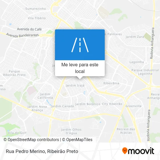 Rua Pedro Merino mapa