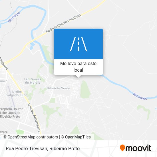 Rua Pedro Trevisan mapa