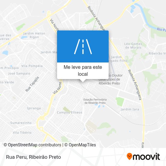 Rua Peru mapa