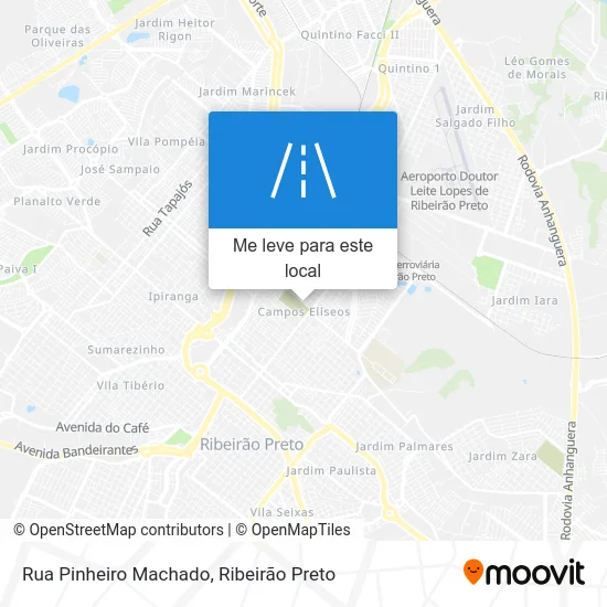Rua Pinheiro Machado mapa