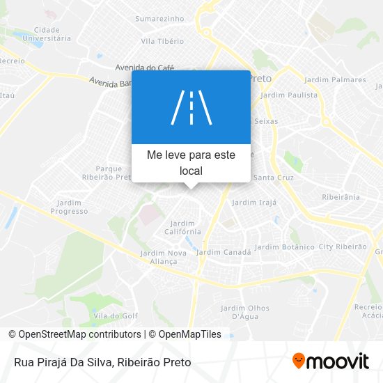 Rua Pirajá Da Silva mapa