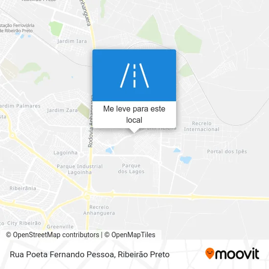 Rua Poeta Fernando Pessoa mapa