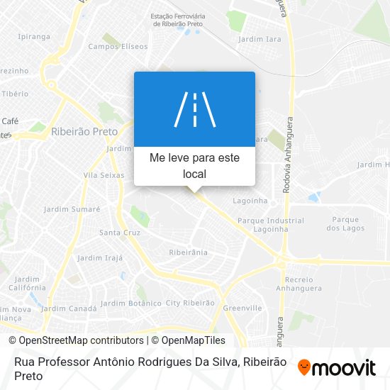 Rua Professor Antônio Rodrigues Da Silva mapa