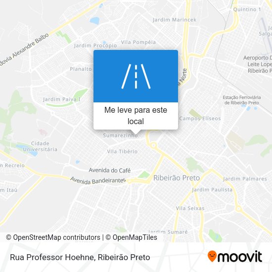 Rua Professor Hoehne mapa