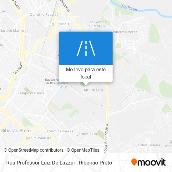 Rua Professor Luiz De Lazzari mapa