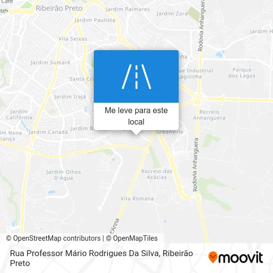 Rua Professor Mário Rodrigues Da Silva mapa