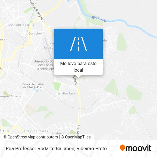 Rua Professor Rodarte Ballaben mapa