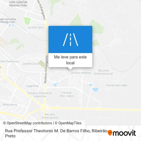 Rua Professor Theotonio M. De Barros Filho mapa